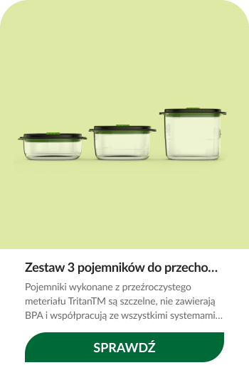 Zestaw 3 pojemników do przechowywania próżniowego FoodSaver Fresh 2.0, FFC026X o pojemności 0.7 litra, 1.18 litra oraz 1.8 litra